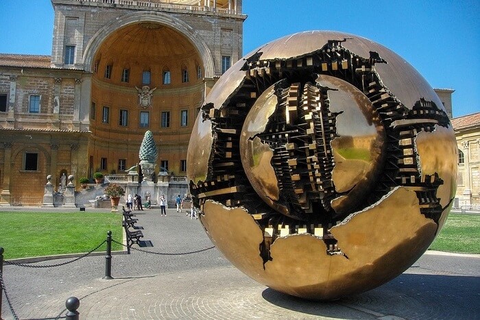 Outside of the museum