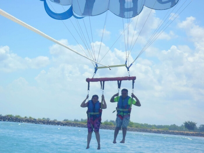 parasailing in bali