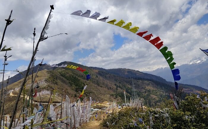 rohit bhutan family trip travelogue prayer flags