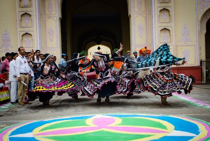 teej celebration at Tripolia gate