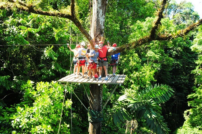 ziplinging in costa rica