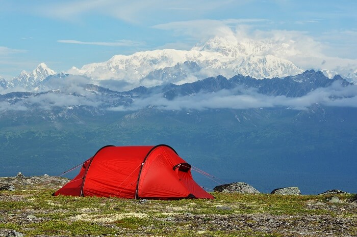 Camping at Denali