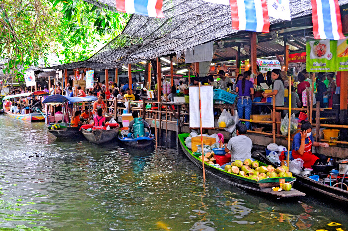 The World's Only Indoor Floating Market