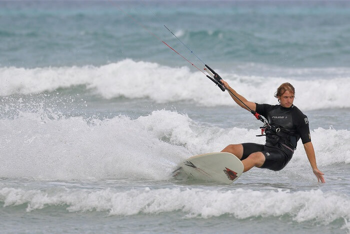 Kitesurfing