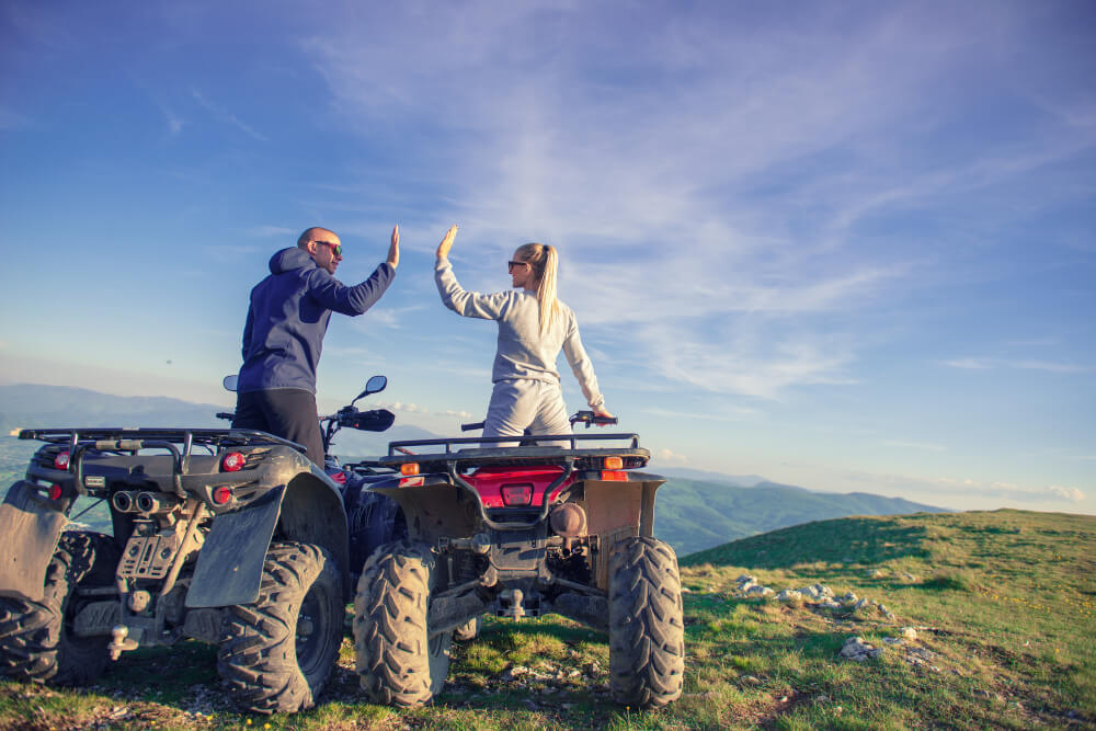 Take a ride on an ATV