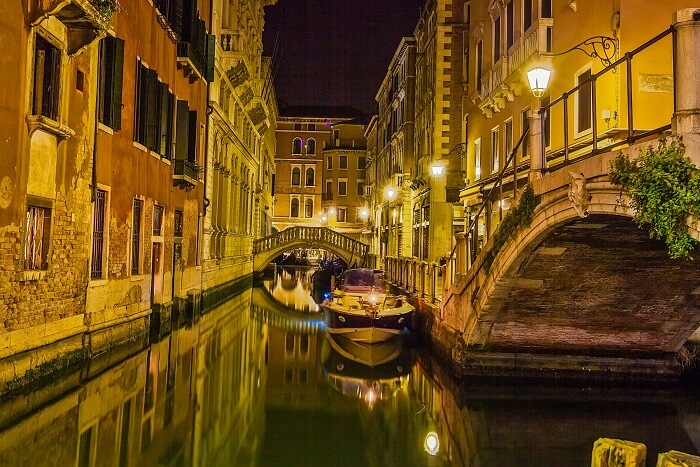 canal cruise in Venice