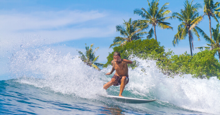 surfing