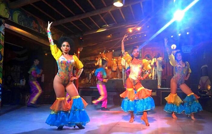 exclusive dance performance at the mexican club