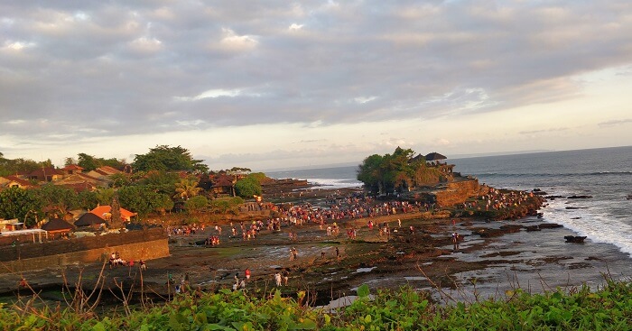 compound view of the temple vicinity