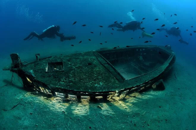 Sunken ships of Hikkaduwa