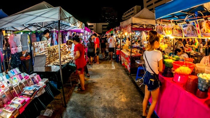 Phutthabucha Road Night Bazaar
