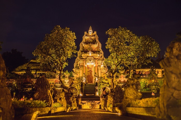 Night View of Ubud Water Palace