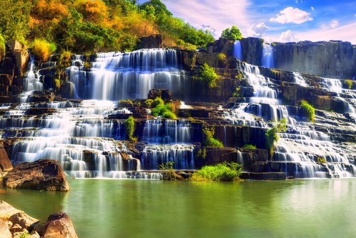 Nature beauty Waterfall