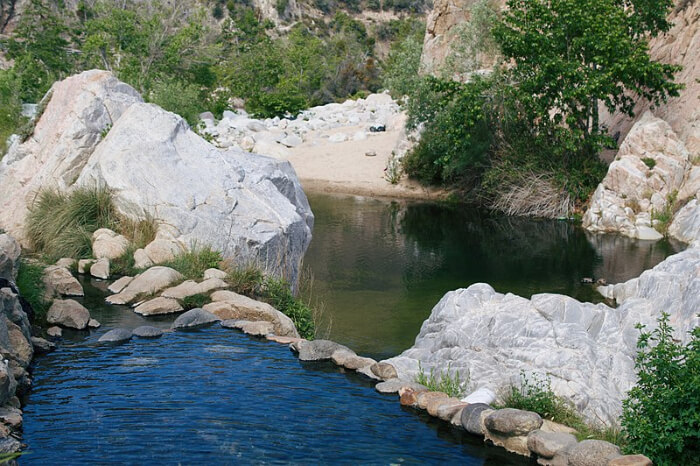 Rocks and river