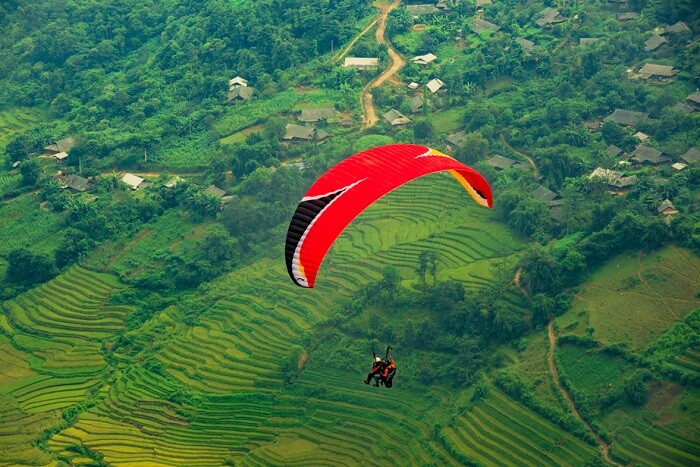 vietnam paragliding