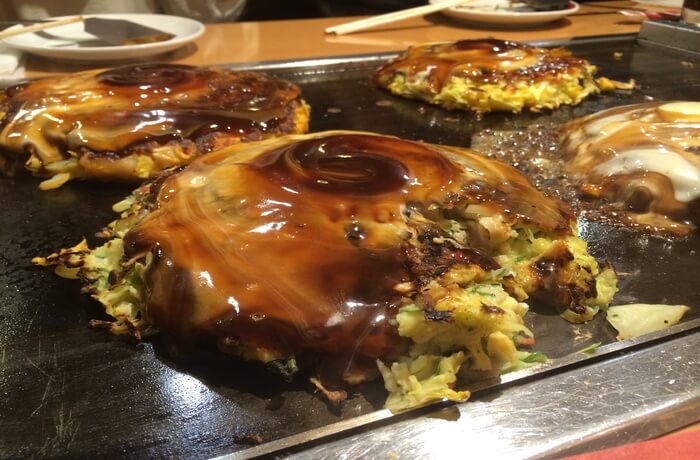 a popular savory pancake dish