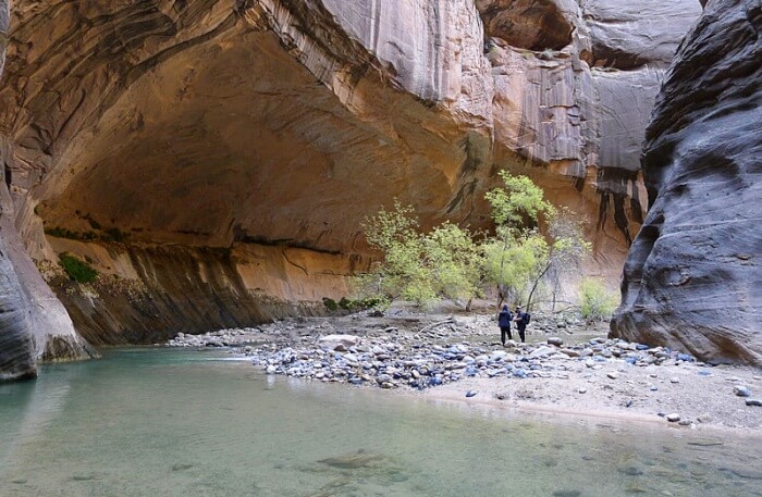 Hiking In The Narrows
