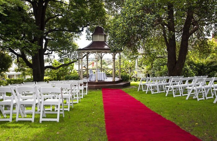 Red carpet view