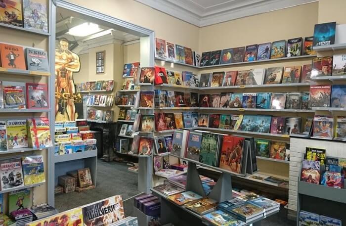 Books and shop view