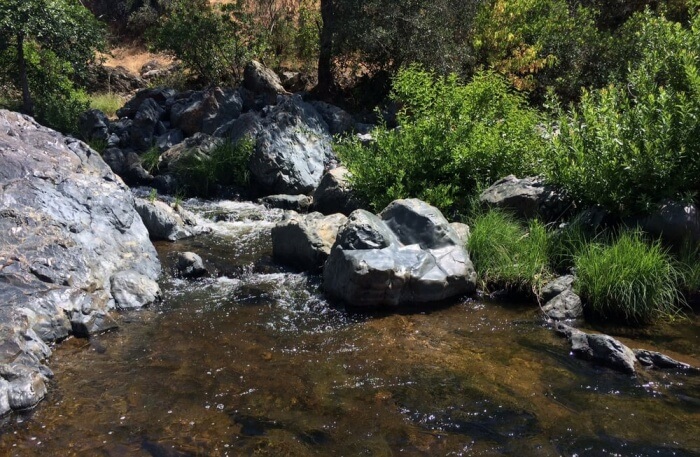 Fairy Falls Trailhead view