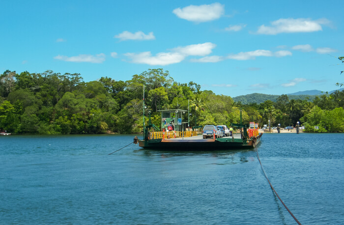 Boat in river