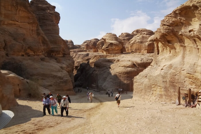 Hiking at Petra