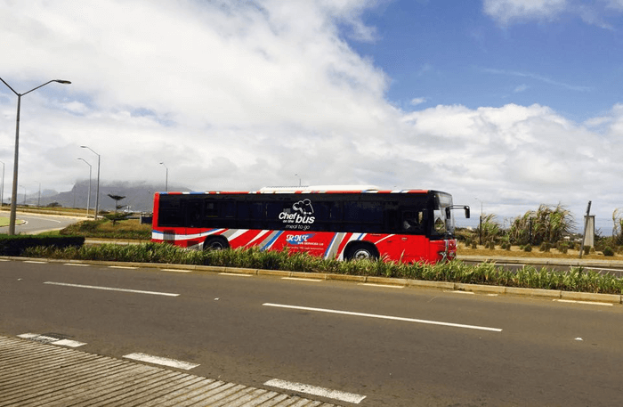 Buses on road