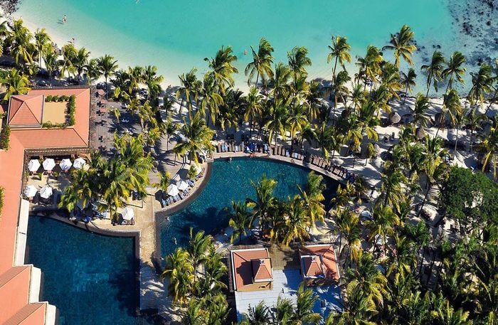 Resort and Spa view from top