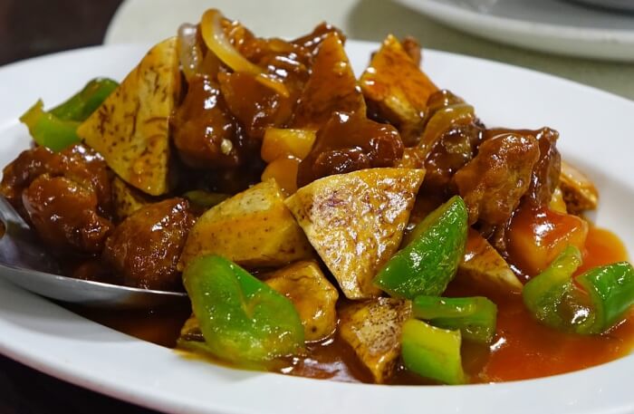 Restaurant food