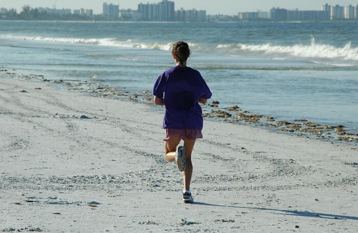Morning Workout By The Beach