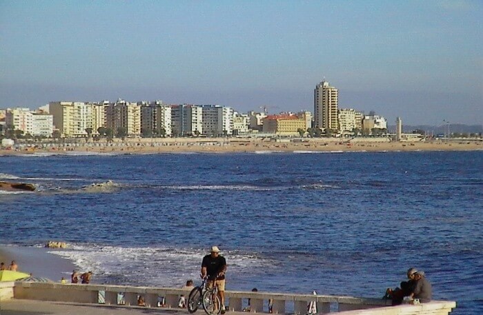 Beach view and building