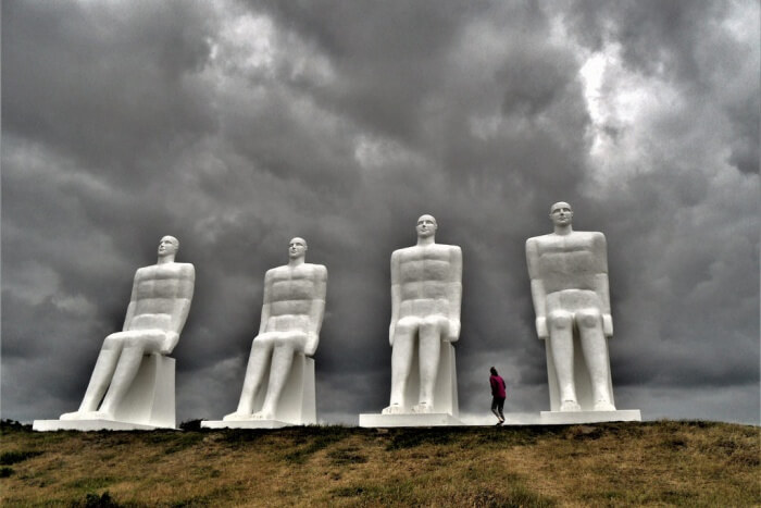 Sitting Next To The Giants Of Esbjerg