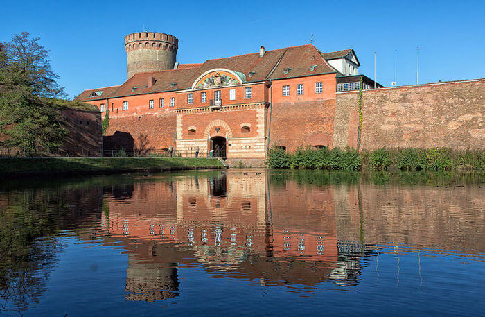 Lake in front of castle