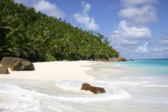 Spend your day lazing around on a beach