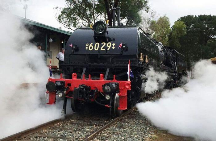 Train front view
