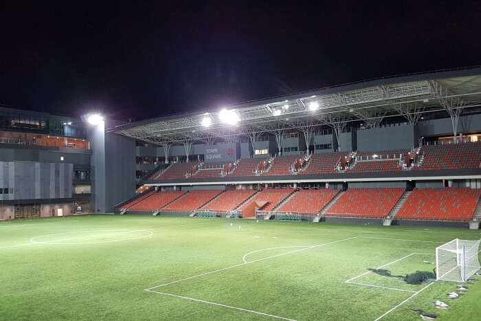 Visit to Popular Football Stadium of Tampines