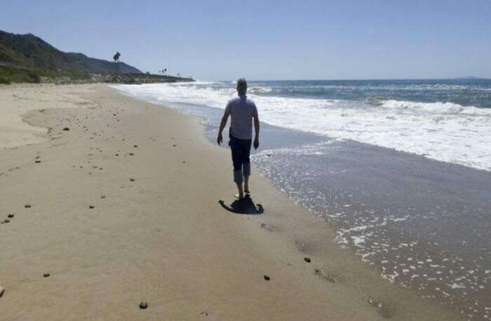 Walk along the beach