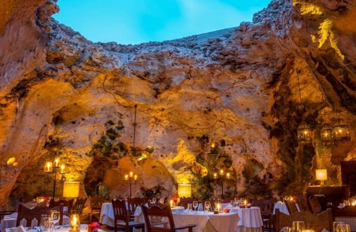 Ali Barbour’s Cave Restaurant