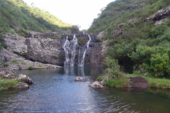 Bath Under The Falls
