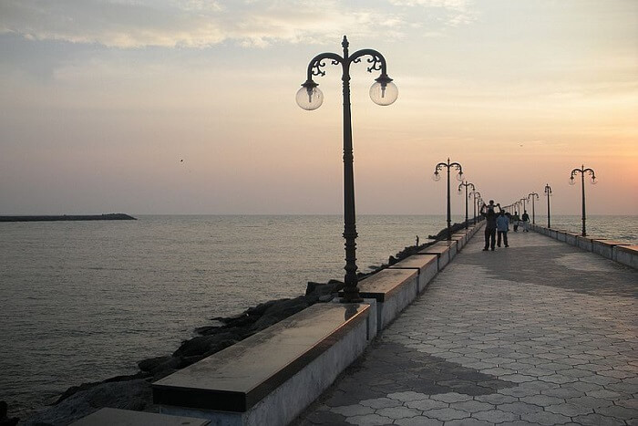 famous beach near Coimbatore