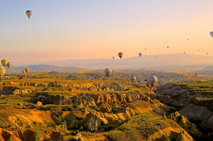 Camden Valley Fly in a hot air balloon