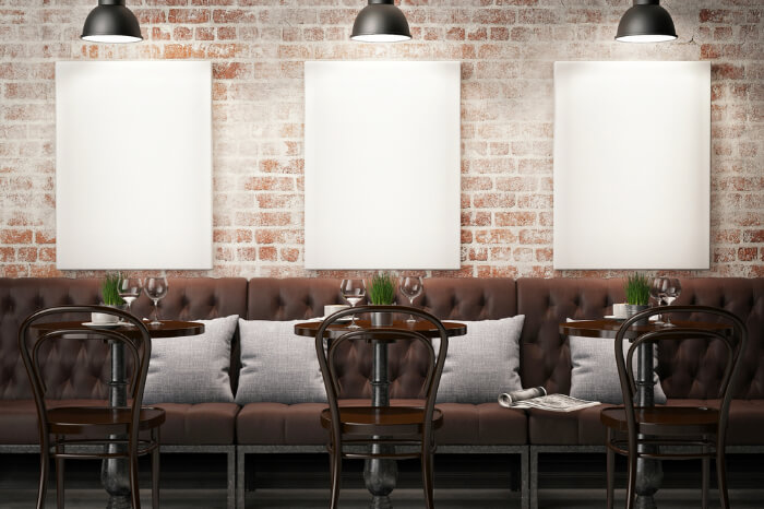 A restaurant seating