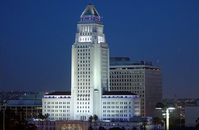 Downtown L.A view
