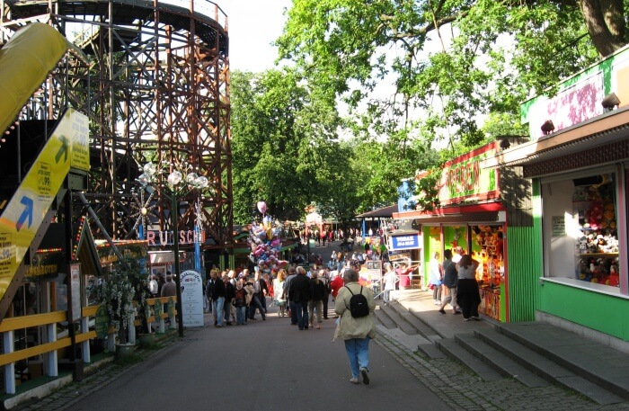 Dyrehavsbakken in denmark