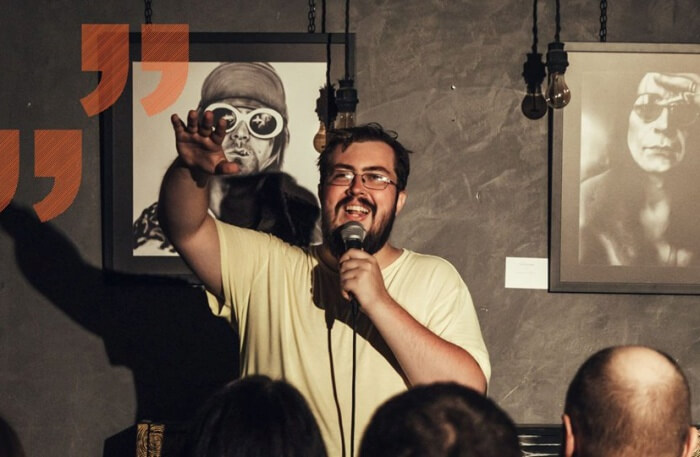 Boy on mic
