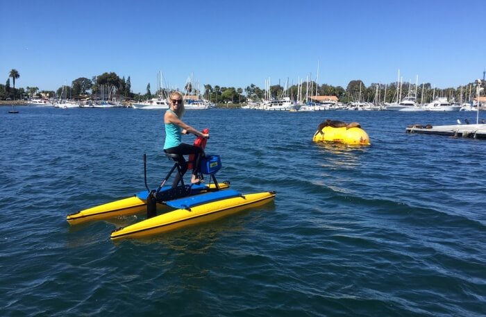 Hydrobiking view