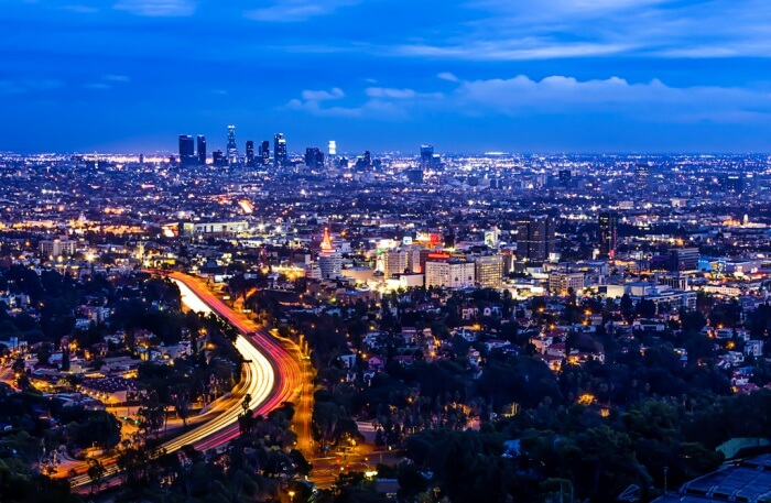 City view at night