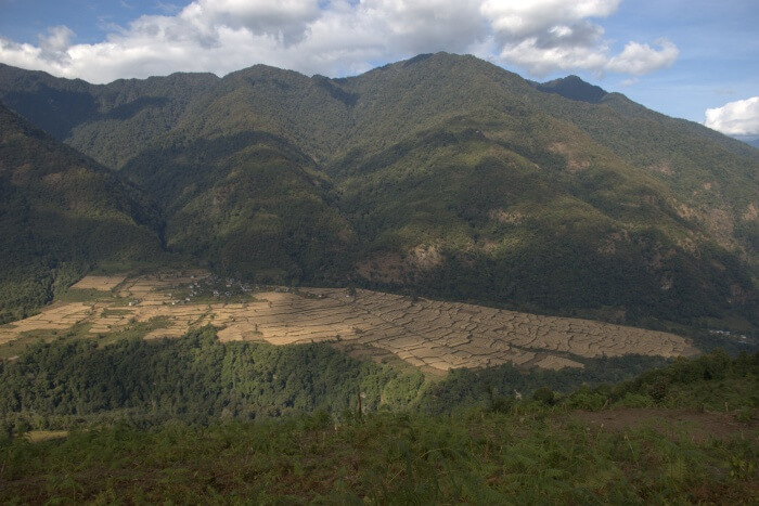 Mountains in a national park