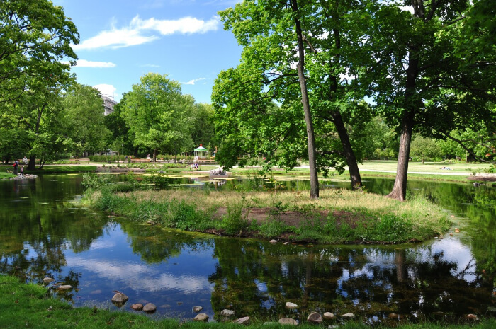 Lake Leśnias in Poland