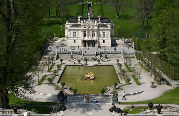 Linderhof Castle in Munich